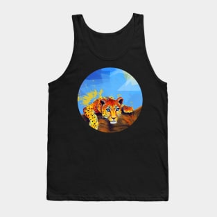 Tree Leopard Tank Top